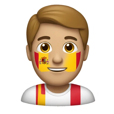 Man with a Spanish Republican flag sticker