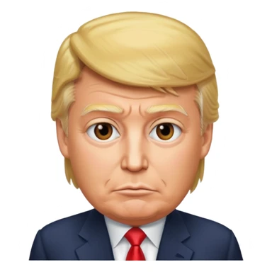 Fat donald Trump sticker