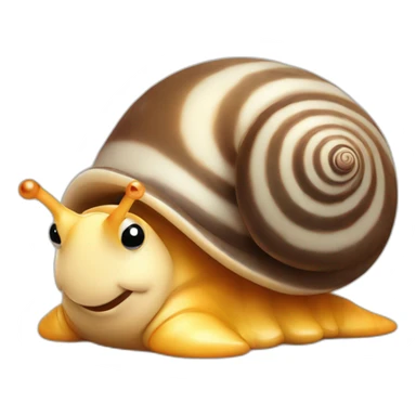Cute little Chubby Snail  sticker