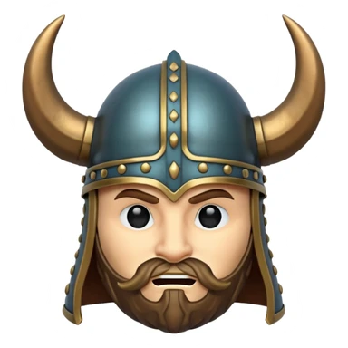 Viking helmet sticker