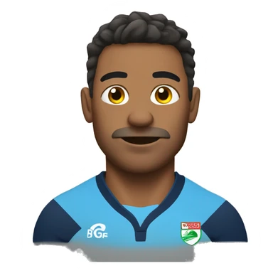 Rugby player sticker