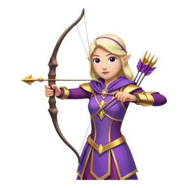clash of clan archer queen sticker