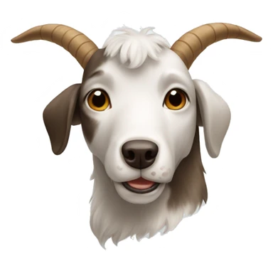 mix between a dog and a goat sticker
