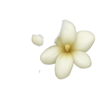 vanilla flower sticker