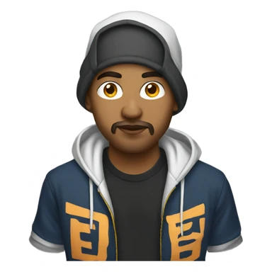 Desi hip hop sticker