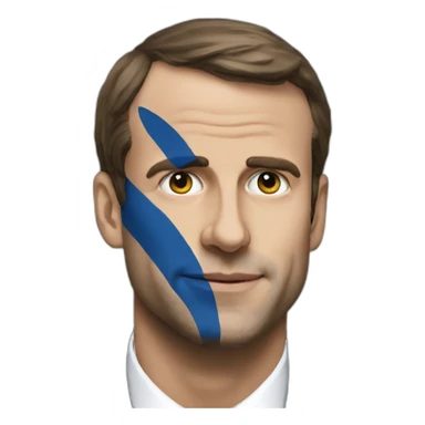 Macron en france sticker