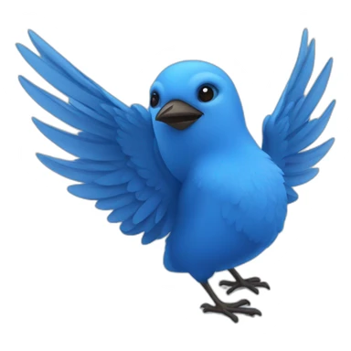 Blue birds sticker