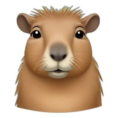 polyamorous capybara sticker