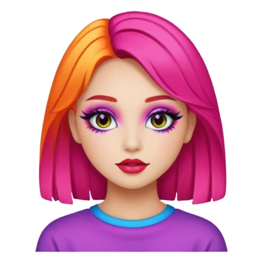 emoji girl e-girl sticker