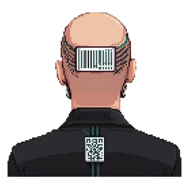 hitman agent 47 with barcode sticker