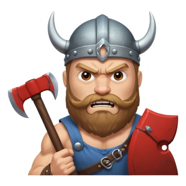 Angry Viking sticker
