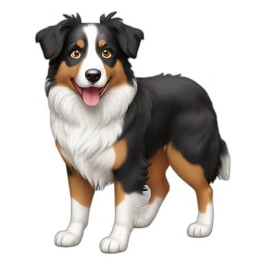 Australian Shepherd gefleckt linie sticker