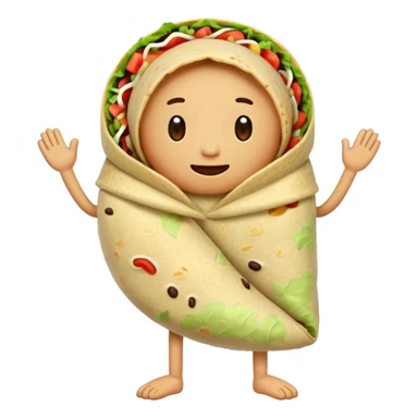 Make it a burrito with leggs sticker