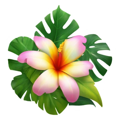 flores tropicales sticker