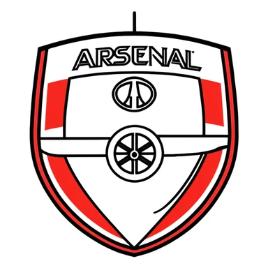Arsenal Football Club emblem sticker