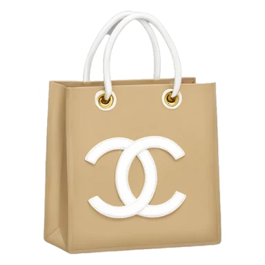 Chanel shopping bag sticker