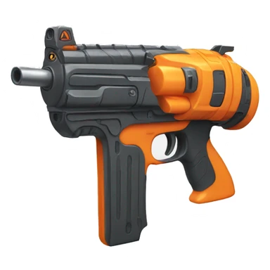 Nerf  with nails sticker