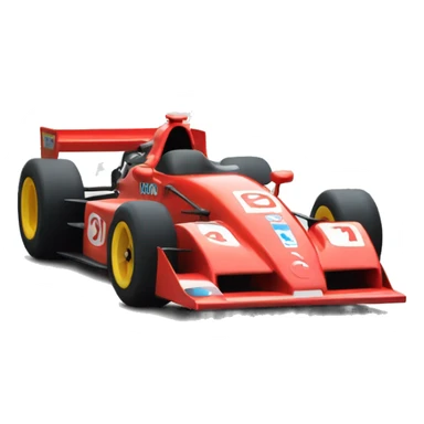 racing car, right side sticker