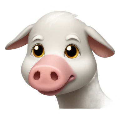 Goose pig and weasel hybrid  sticker