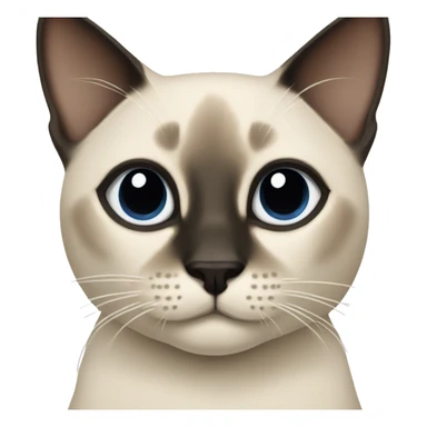 Siamese cat named Sky sticker