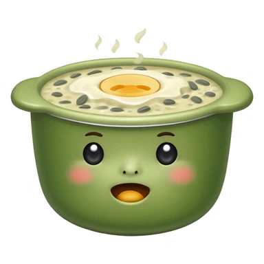 smelly rotten porridge, no face sticker