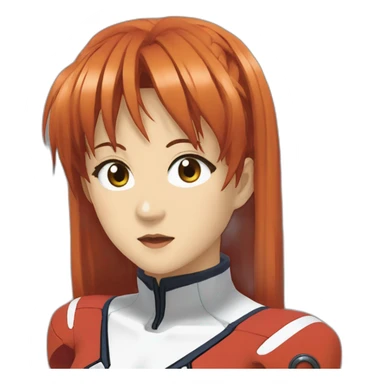asuka evangelion sticker