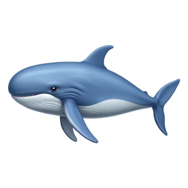 blue whale sticker