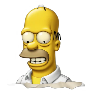 simpsons machiavelic intention  sticker