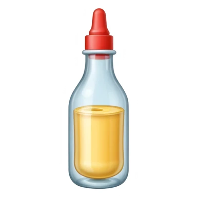 Condom on bottle sticker