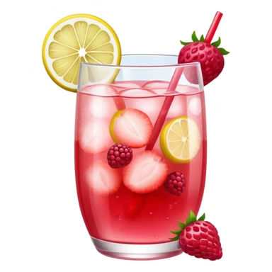 Limonade with red fruits sticker