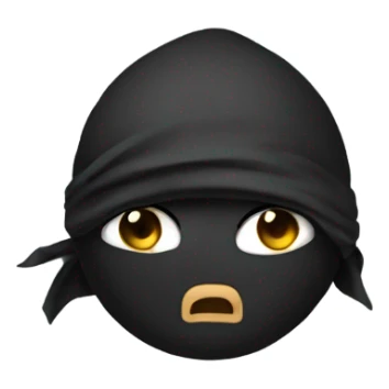 A ninja farting  sticker