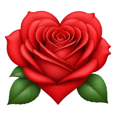 Heart with rose sticker