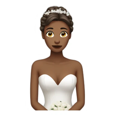 BRIDE WITH PANIC ATTACK sticker