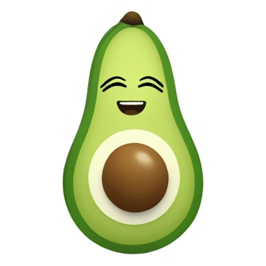 avocado does yoga sticker