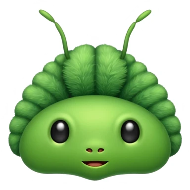 Cute sleepy bug sticker