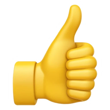 thumbs up emoji sticker