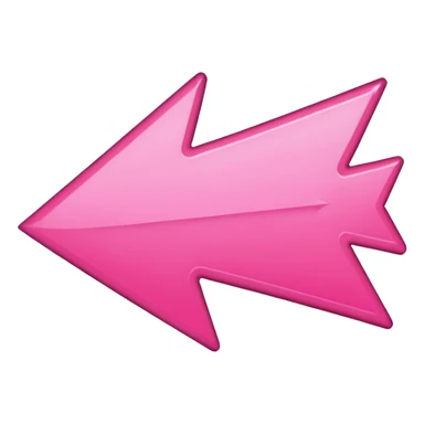 Arrow chart pink emoji  make realistic erase the arrow sticker