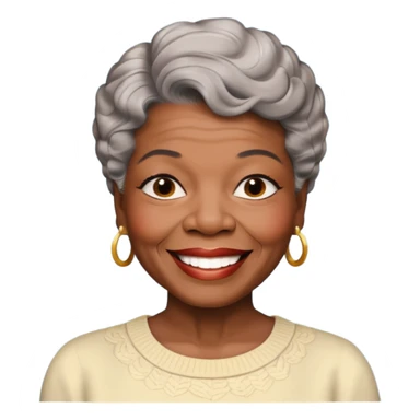 Maya Angelou sticker