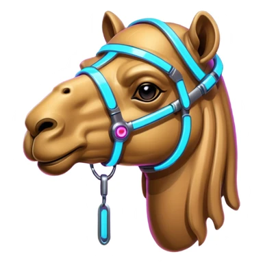 cyberpunk camel sticker