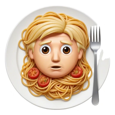Spaghetti trump  sticker