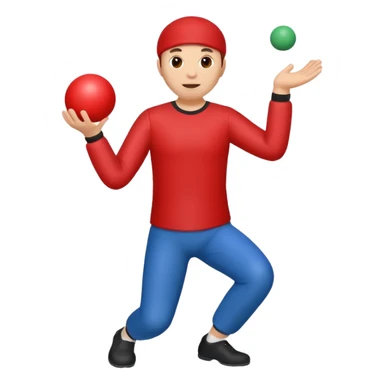 juggler's ball sticker