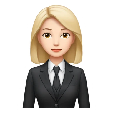 professional businesswoman in a suit sticker