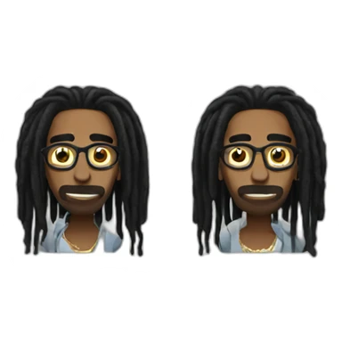 quavo black dreadlocks sticker