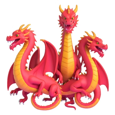 three-headed dragon Gorynych sticker