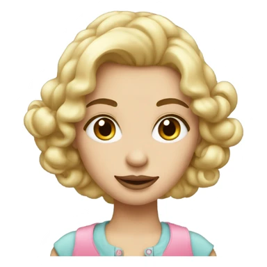 À coquette girl sticker