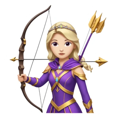 clash of clan archer queen sticker