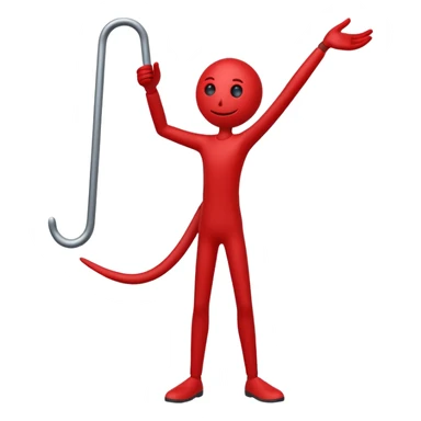 Stickman Hook sticker