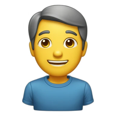 Sourire qui cache de la tristesse  sticker