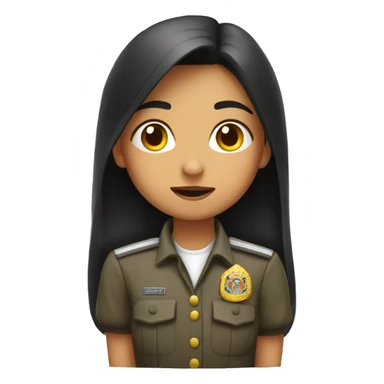 Niña guardando secreto  sticker