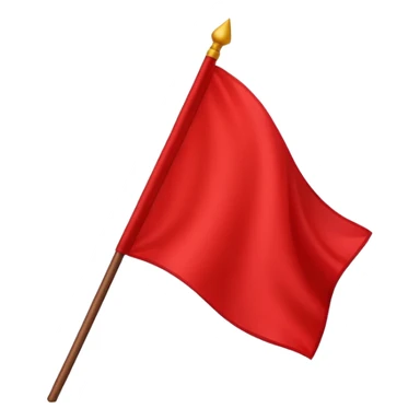 red flag sticker